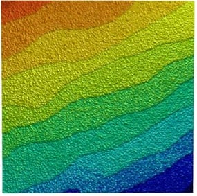 AN01107_FlexAFM_dynamic_strontium-titanate_3d-topography-with-terraces_400px