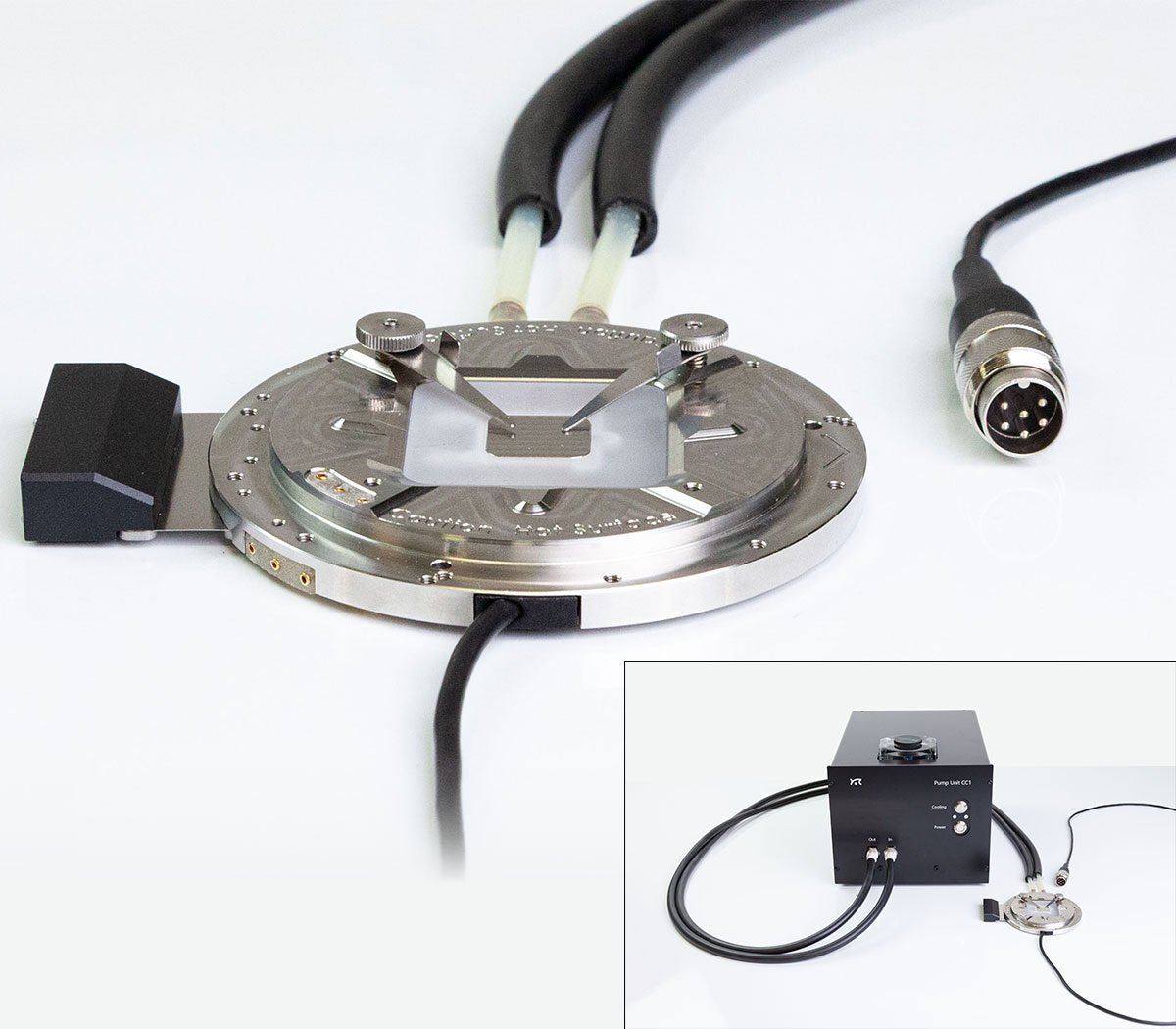 Heater-cooler-assembled-with-pump